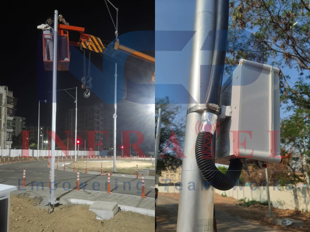 Camera Pole Installation